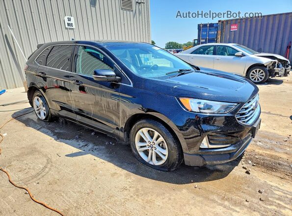 2FMPK4J90KBB09374 2019 FORD EDGE Black წინა მარჯვენა