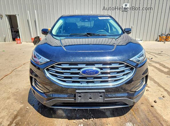 2FMPK4J90KBB09374 2019 FORD EDGE Black წინა ხედი