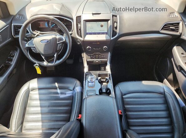 2FMPK4J90KBB09374 2019 FORD EDGE Black წინა პანელის ხედი
