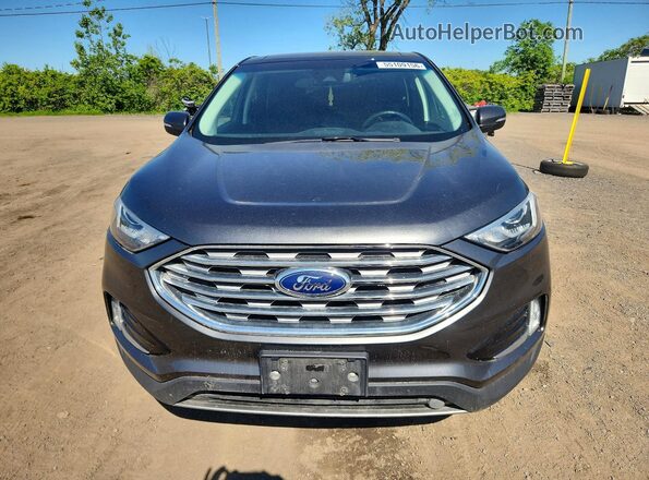 2FMPK4J90KBB57831 2019 FORD EDGE Gray Вид спереду