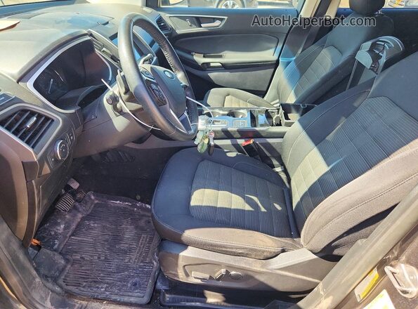 2FMPK4J90KBB57831 2019 FORD EDGE Gray Вид салону спереду