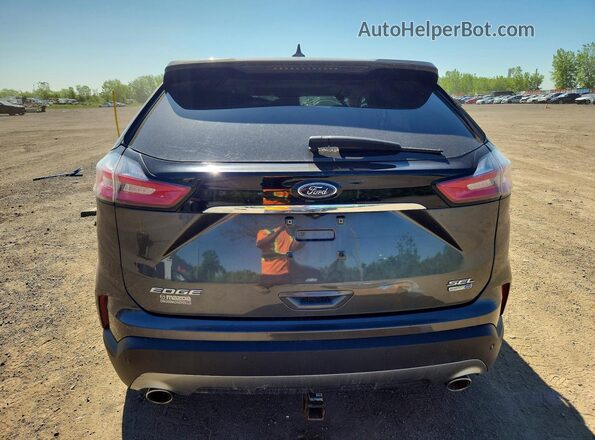 2FMPK4J90KBB57831 2019 FORD EDGE Gray Вид ззаду