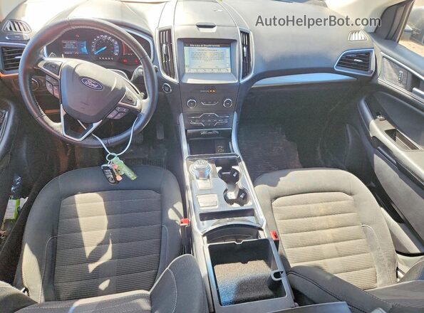 2FMPK4J90KBB57831 2019 FORD EDGE Gray Вид панелі приладів