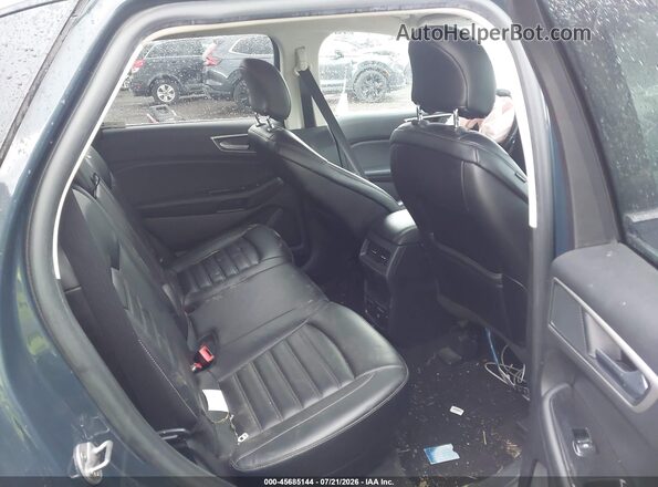 2FMPK4J90KBB86259 2019 FORD EDGE Blue Vista de la etiqueta del VIN