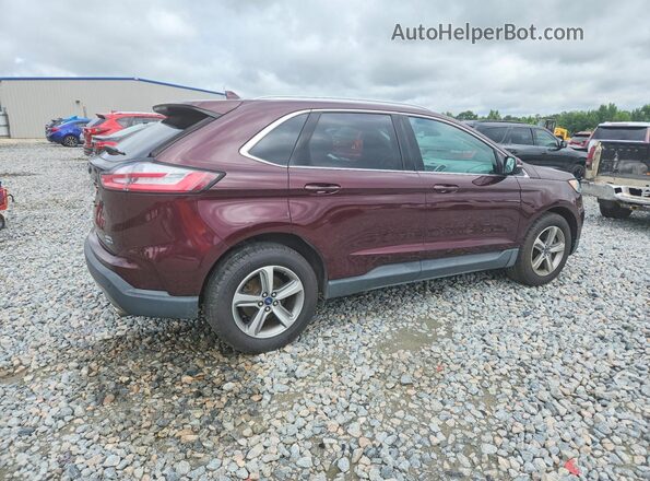 2FMPK4J90KBB86357 2019 FORD EDGE Burgundy უკანა მარჯვენა