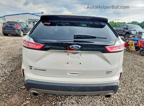 2FMPK4J90KBC14576 2019 FORD EDGE White უკანა ხედი