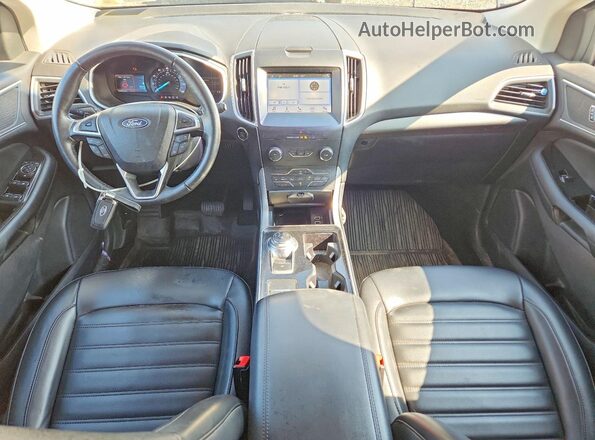 2FMPK4J90KBC14576 2019 FORD EDGE White წინა პანელის ხედი