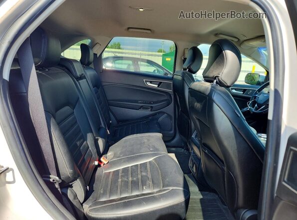 2FMPK4J90KBC14576 2019 FORD EDGE White უკანა სალონის ხედი