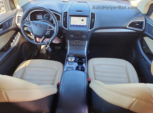 2FMPK4J90KBC30969 2019 FORD EDGE White Vista del salpicadero