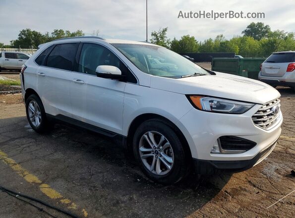 2FMPK4J90KBC71117 2019 FORD EDGE Белый Передняя правая четверть
