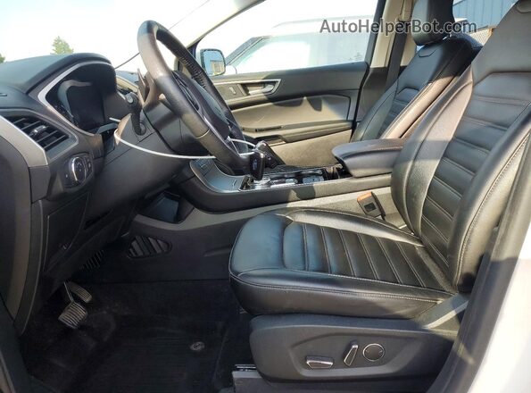 2FMPK4J90KBC71117 2019 FORD EDGE Белый Вид салона спереди