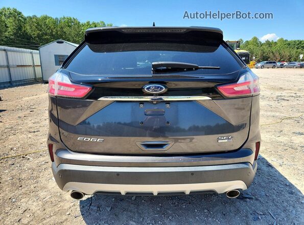 2FMPK4J90LBA18400 2020 FORD EDGE Gray Rear view