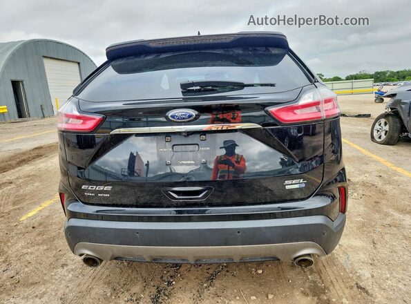 2FMPK4J90LBA44611 2020 FORD EDGE Black Widok z tyłu