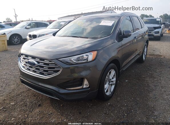 2FMPK4J90LBA67905 2020 FORD EDGE Gray წინა მარცხენა ხედი სამი მეოთხედიდან