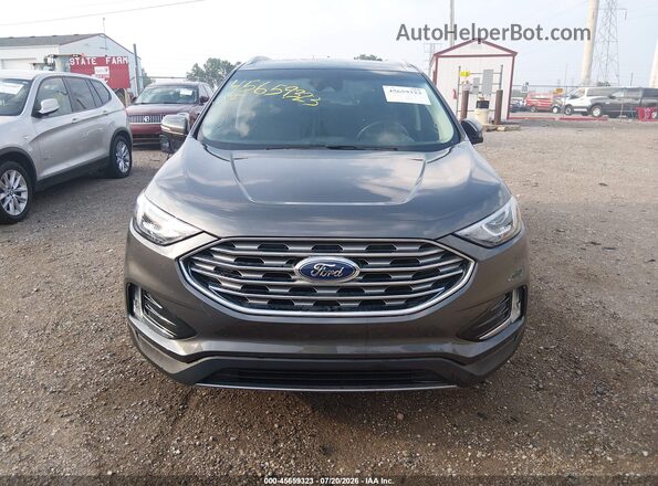 2FMPK4J90LBA67905 2020 FORD EDGE Gray ხელსაწყოთა პანელის ხედი