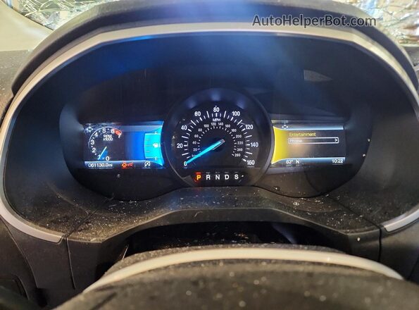 2FMPK4J90LBB06993 2020 FORD EDGE Black Սարքավորումների վահանակի տեսք