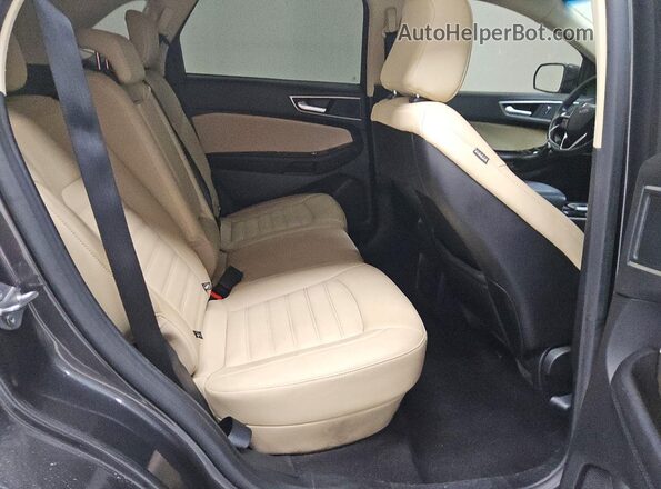 2FMPK4J90LBB15547 2020 FORD EDGE Gray Rear seats view