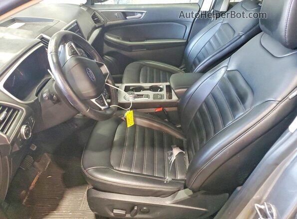 2FMPK4J90MBA20715 2021 FORD EDGE Silver Вид салону спереду