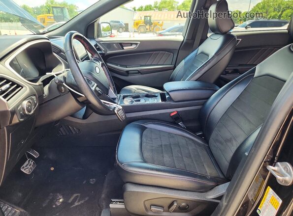 2FMPK4J90MBA21802 2021 FORD EDGE Black Vista interior delantera