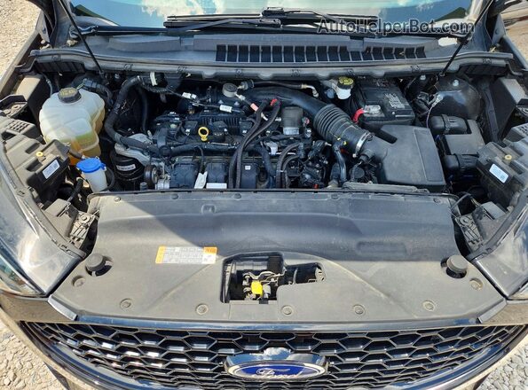 2FMPK4J90MBA21802 2021 FORD EDGE Black Vista del compartimento del motor