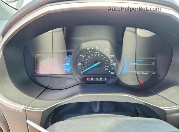 2FMPK4J90MBA21802 2021 FORD EDGE Black Vista del cuadro de instrumentos