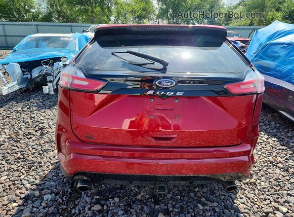 2FMPK4J90MBA31181 2021 FORD EDGE Red Widok z tyłu
