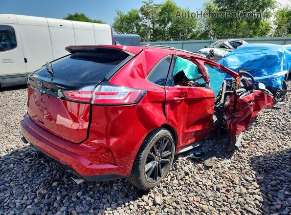2FMPK4J90MBA31181 2021 FORD EDGE Red Tył prawy