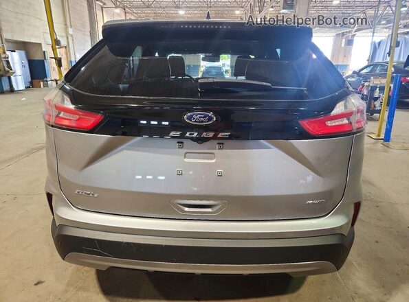 2FMPK4J90NBA44689 2022 FORD EDGE Silver Вид ззаду