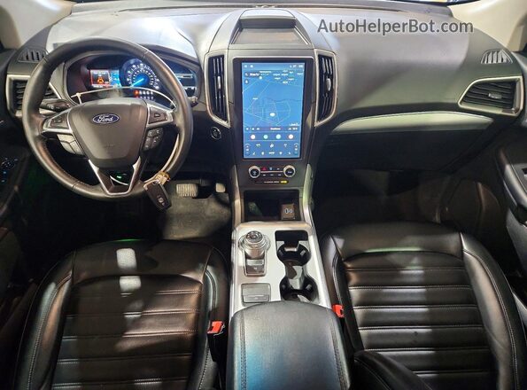 2FMPK4J90NBA44689 2022 FORD EDGE Silver Вид панелі приладів