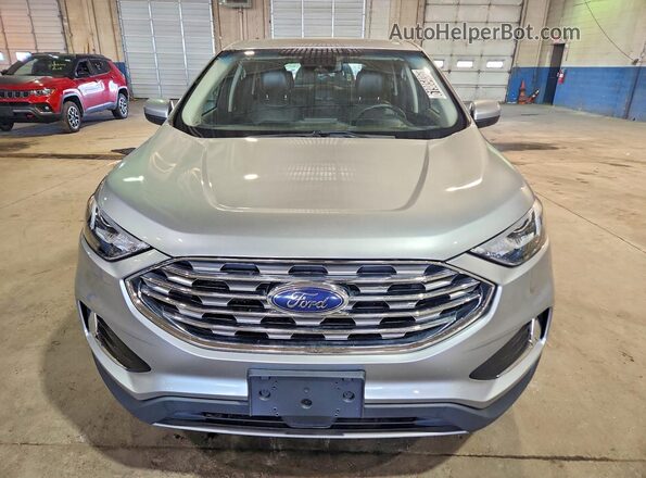 2FMPK4J90NBA44689 2022 FORD EDGE Silver Вид спереду