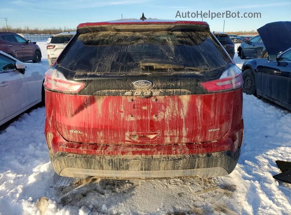 2FMPK4J90NBA57085 2022 FORD EDGE Красный Вид сзади