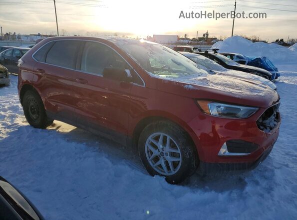 2FMPK4J90NBA57085 2022 FORD EDGE Красный Передняя правая четверть