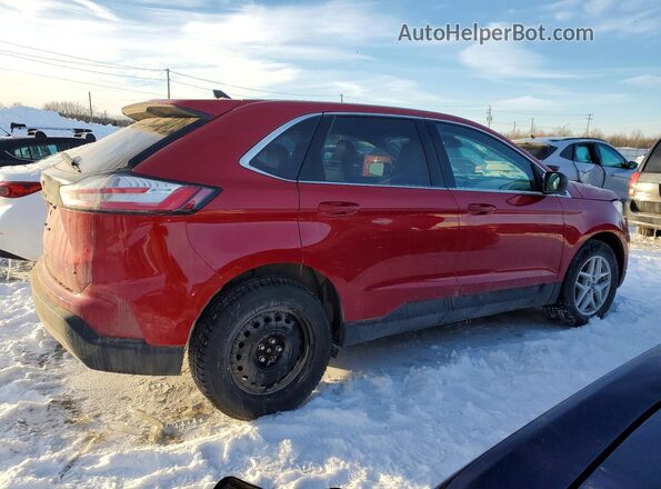 2FMPK4J90NBA57085 2022 FORD EDGE Красный Задняя правая четверть