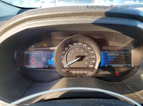 2FMPK4J90NBA57085 2022 FORD EDGE Красный Вид щитка приборов