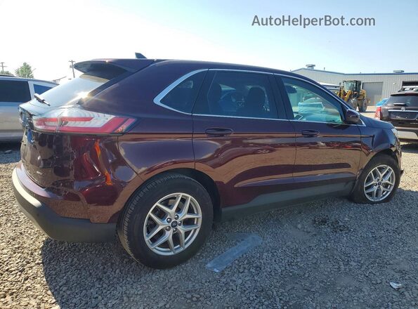 2FMPK4J90NBA81032 2022 FORD EDGE Maroon Հետևի աջ