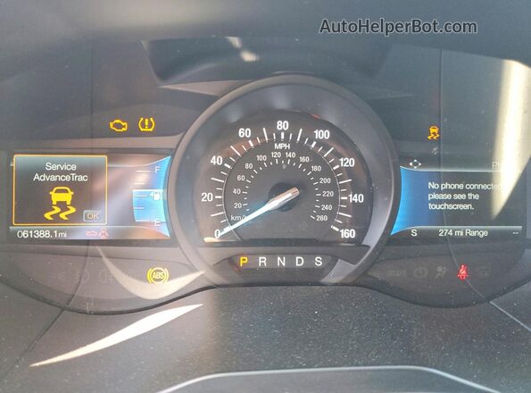 2FMPK4J90NBA81032 2022 FORD EDGE Maroon Սարքավորումների վահանակի տեսք