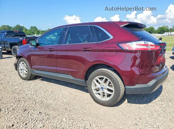 2FMPK4J90NBA81032 2022 FORD EDGE Maroon Հետևի ձախ