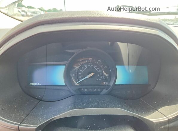 2FMPK4J90RBA25825 2024 FORD EDGE Silver Instrument cluster view