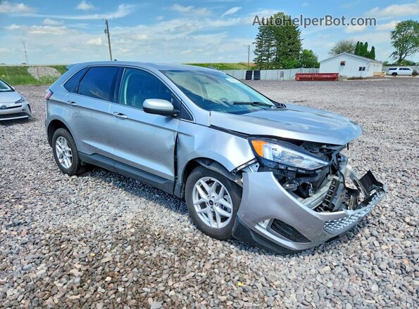 2FMPK4J90RBA25825 2024 FORD EDGE Silver Front right