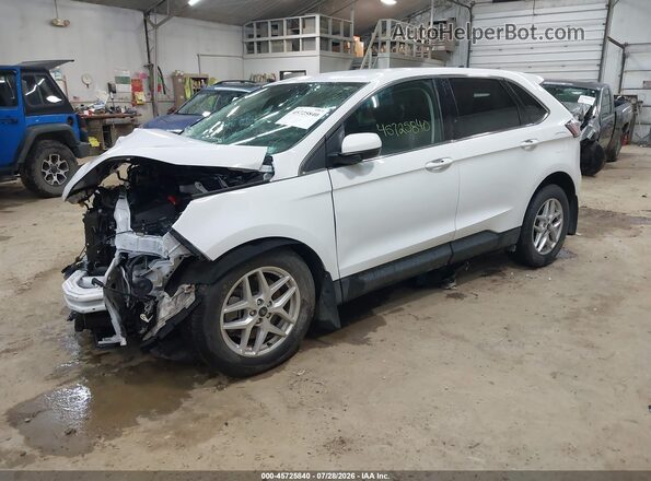 2FMPK4J90RBA37215 2024 FORD EDGE White Vista tres cuartos delantera izquierda