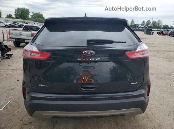 2FMPK4J90RBA72062 2024 FORD EDGE Черный Вид сзади