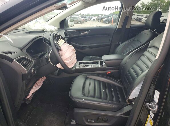 2FMPK4J90RBA72062 2024 FORD EDGE Черный Вид салона спереди