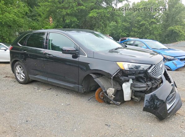 2FMPK4J90RBA81781 2024 FORD EDGE Black Przód prawy