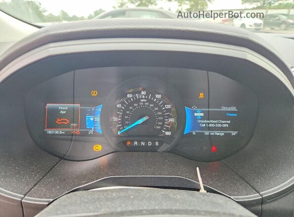 2FMPK4J90RBA81781 2024 FORD EDGE Black Widok zestawu wskaźników