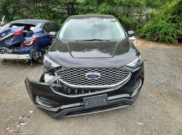2FMPK4J90RBA81781 2024 FORD EDGE Black Widok wnętrza 360 stopni