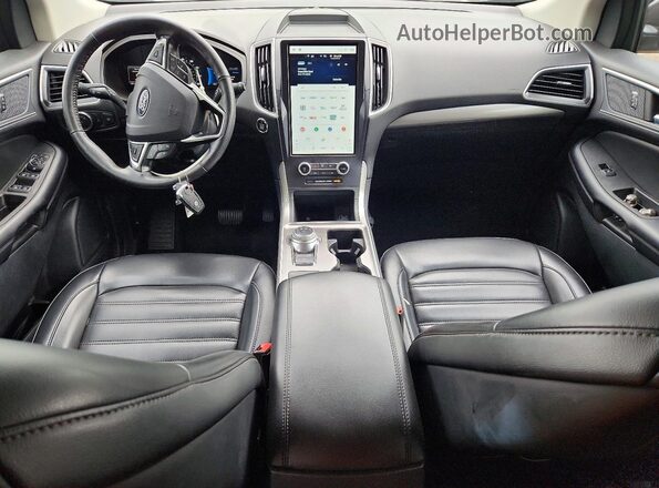 2FMPK4J90RBA81781 2024 FORD EDGE Black Widok deski rozdzielczej