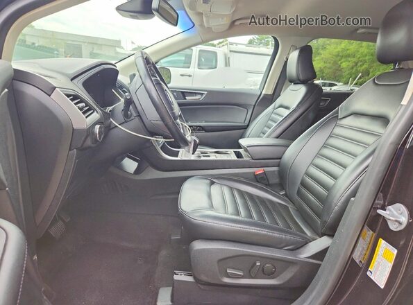 2FMPK4J90RBA81781 2024 FORD EDGE Black Widok wnętrza z przodu
