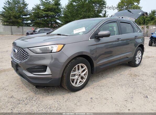 2FMPK4J90RBA96121 2024 FORD EDGE Gray Передня ліва чверть
