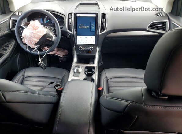2FMPK4J90RBB16187 2024 FORD EDGE White Widok deski rozdzielczej