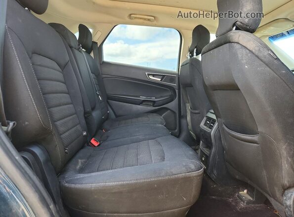 2FMPK4J91GBC38778 2016 FORD EDGE Blue Widok wnętrza z tyłu